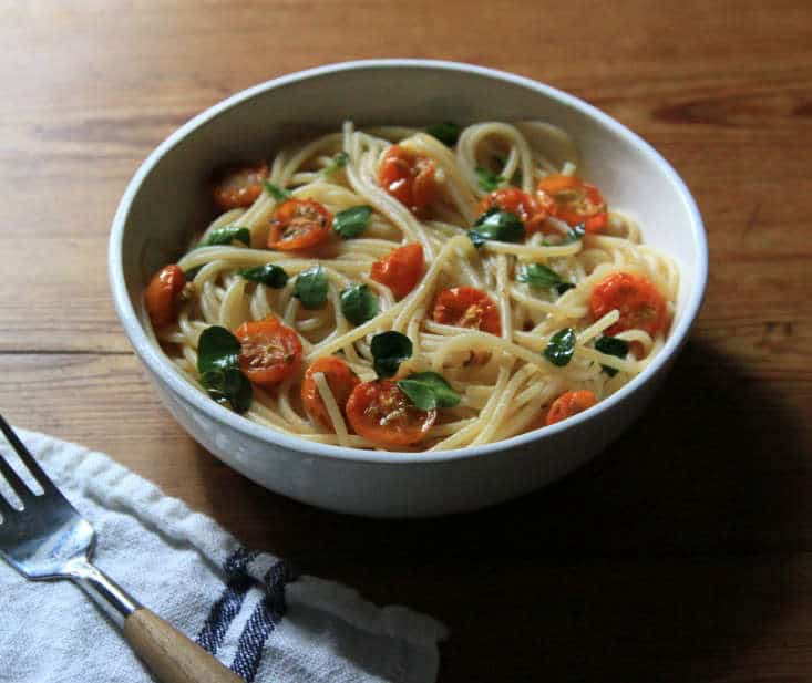spaghetti moringa tomatoes erin boyle