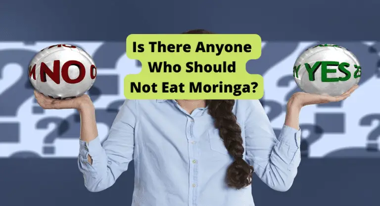 who should not eat moringa