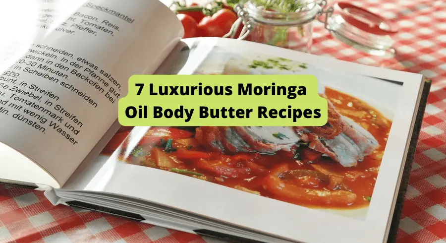 book full of moringa recipes