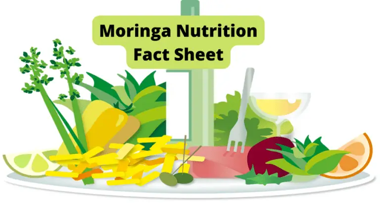 Moringa Nutrition Fact Sheet
