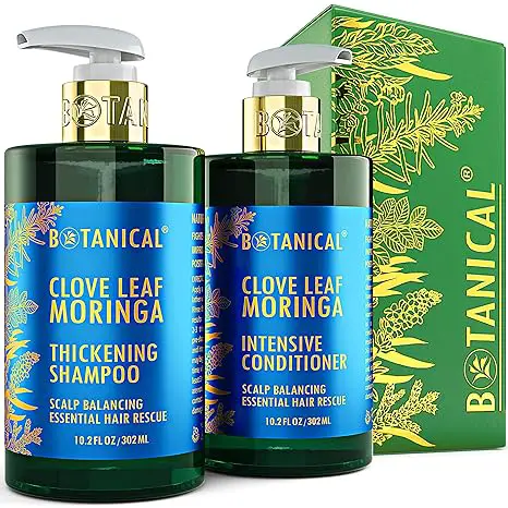 Moringa anti-hair loss shampoo and conditioner